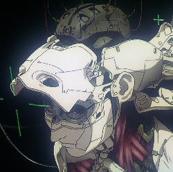 A still image from the openeing of the 1995 Ghost In the Shell film.
